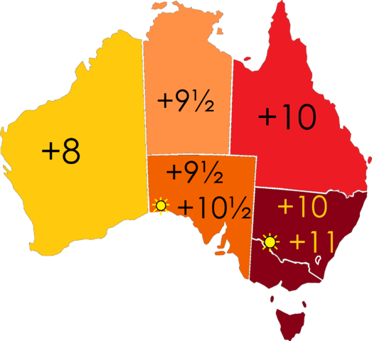 Daylight Saving in Australia 2016-2017 - 2021-2022